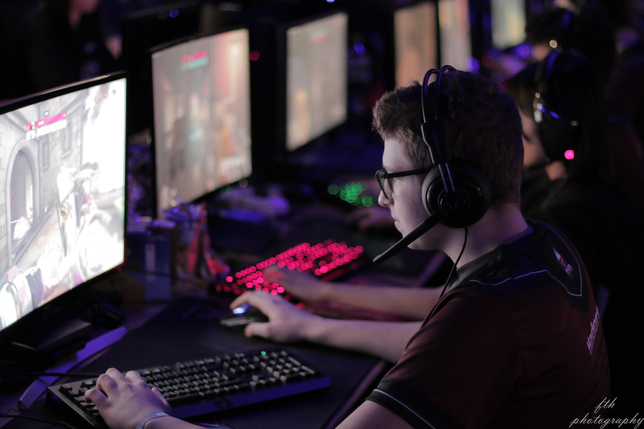 An eSports team competes to win a major tournament.