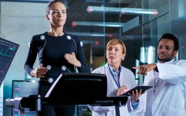 athlete performance testing lab team