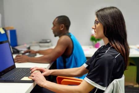 college athletic staff members managing administrative and program operations